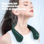 Portable Bladeless Hanging Neck Fans USB Rechargeable Leafless Mini Air Cooling Fan Air Conditioner Wearable Neckband Fans