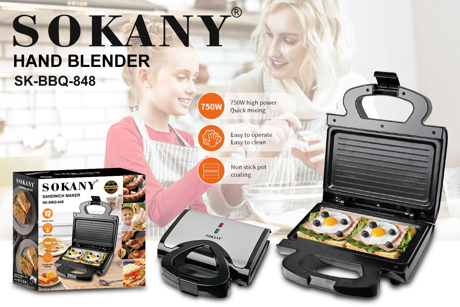 sokany hot sandwich maker microwave toasted sandwich maker breakfast