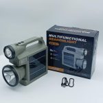 Multifunction Outdoor Camping Emergency Tools High Lumen Super Big XHP50 COB Lights Portable Rechargeable LED Solar Flashlight